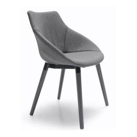 Silla Diseño Tapizada Modelo Greta - Varios Colores