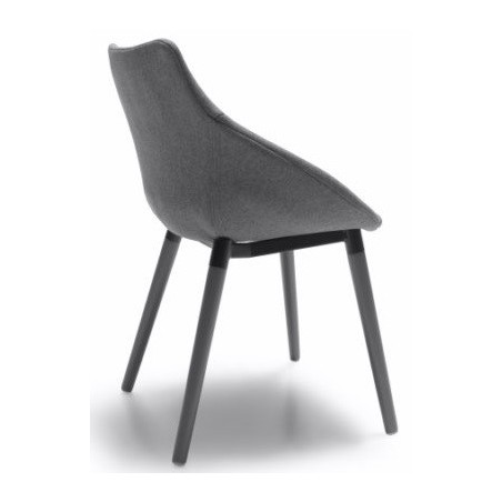 Silla Diseño Tapizada Modelo Greta - Varios Colores