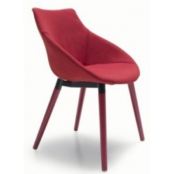 Silla Diseño Tapizada Modelo Greta - Varios Colores