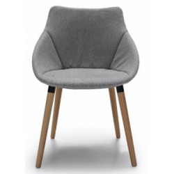 Silla Diseño Tapizada Modelo Greta - Varios Colores