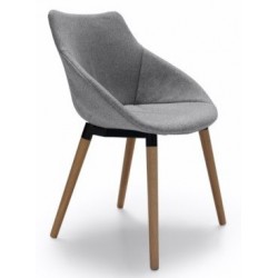 Silla Diseño Tapizada Modelo Greta - Varios Colores