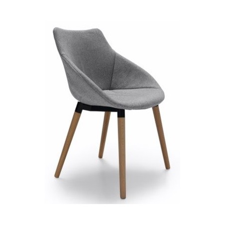 Silla Diseño Tapizada Modelo Greta - Varios Colores