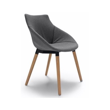 Silla Diseño Tapizada Modelo Greta - Varios Colores