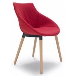 Silla Diseño Tapizada Modelo Greta - Varios Colores
