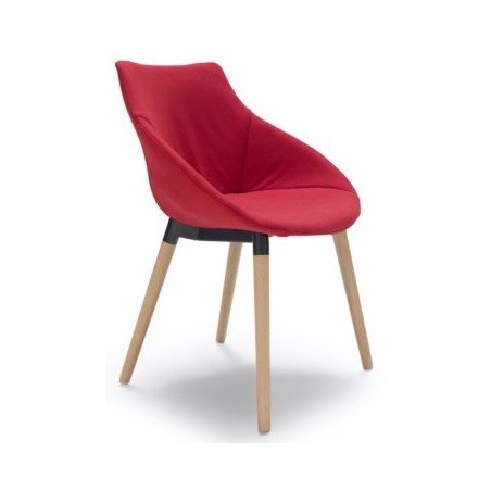 Silla Diseño Tapizada Modelo Greta - Varios Colores
