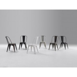 Silla Acero Industrila modelo Century - Varios Acabados