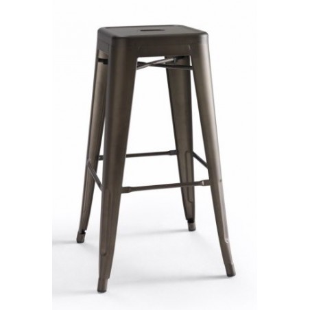 Taburete Alto Bar Industrial Modelo Cartago - Varios Acabados