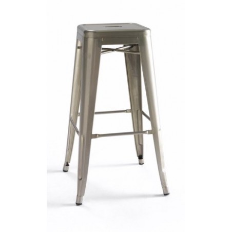 Taburete Alto Bar Industrial Modelo Cartago - Varios Acabados