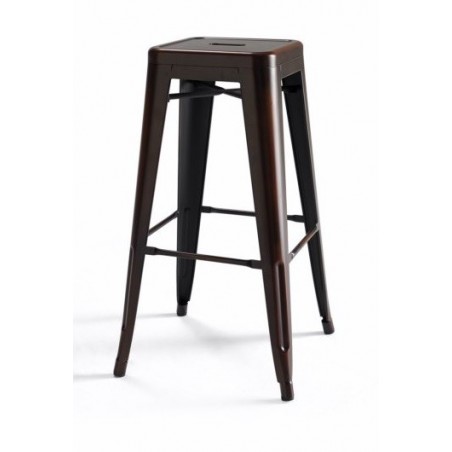 Taburete Alto Bar Industrial Modelo Cartago - Varios Acabados