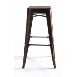 Taburete Alto Bar Industrial Modelo Cartago - Varios Acabados