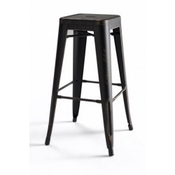 Taburete Alto Bar Industrial Modelo Cartago - Varios Acabados