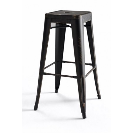 Taburete Alto Bar Industrial Modelo Cartago - Varios Acabados