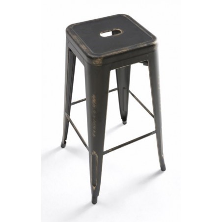 Taburete Alto Bar Industrial Modelo Cartago - Varios Acabados