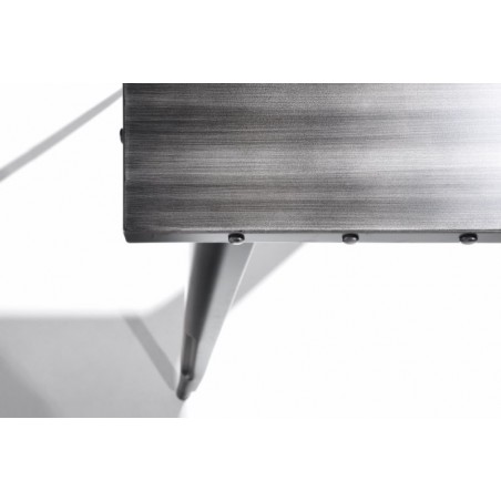 Mesa Cuadrada Acero Industrial Modelo Calabria - Varios Acabados