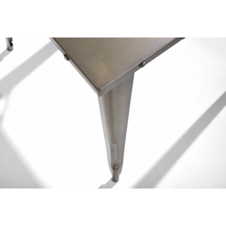 Mesa Cuadrada Acero Industrial Modelo Calabria - Varios Acabados