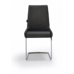 Silla Comedor Modelo Armada Tapizada Estructura Cromada - Varios Colores
