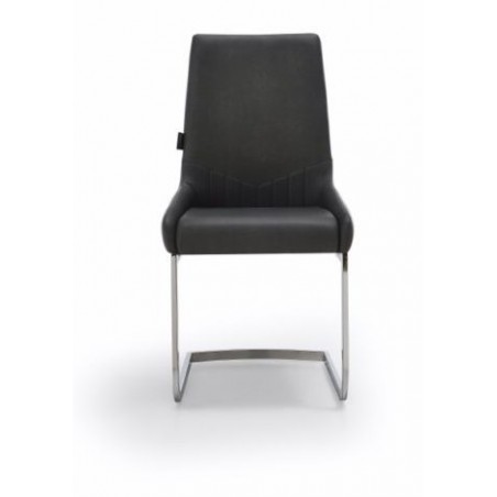 Silla Comedor Modelo Armada Tapizada Estructura Cromada - Varios Colores
