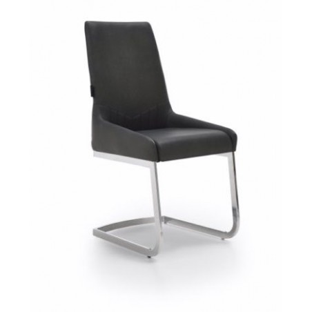 Silla Comedor Modelo Armada Tapizada Estructura Cromada - Varios Colores