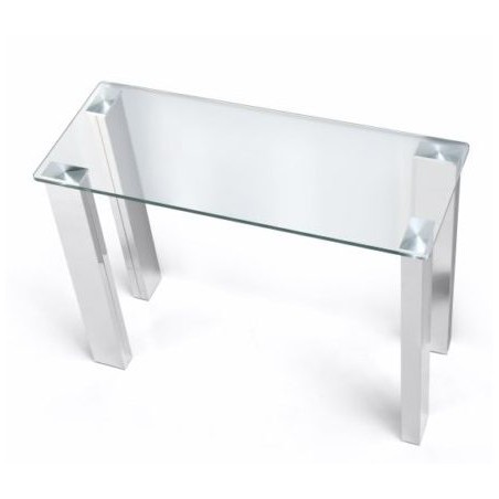 Recibidor Consola Dita Plus Acero Inoxidable Pulido 100x40