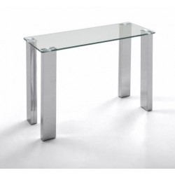 Recibidor Consola Dita Plus Acero Inoxidable Pulido 100x40