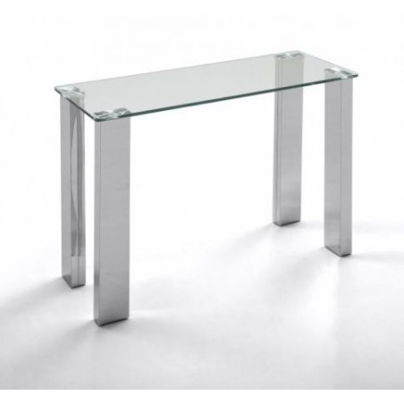Recibidor Consola Dita Plus Acero Inoxidable Pulido 100x40