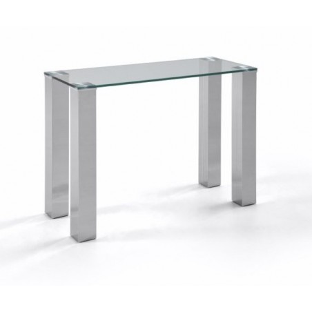 Escritorio Bambu Plus Acero Inoxidable Pulido 100x75
