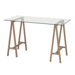 Mesa Escritorio Caballetes Estilo Natural Modelo Polga