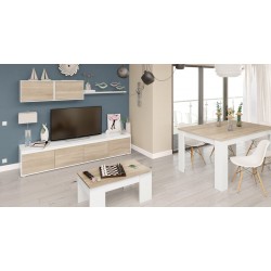 Mesa Comedor Extensible Práctico Estilo Nórdico 140x90