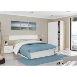 Armario 2 Puertas Corredera Estilo Nórdico Modelo Noon Plus