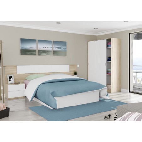Armario 2 Puertas Corredera Estilo Nórdico Modelo Noon Plus