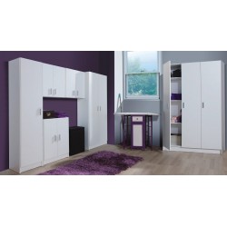 Armario Multiusos 2 Puertas Color Blanco Modelo Use