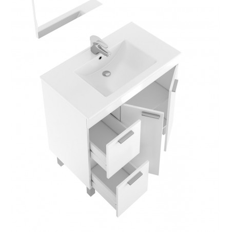 Mueble Baño Aktiva 80 CM + Espejo + Lavabo