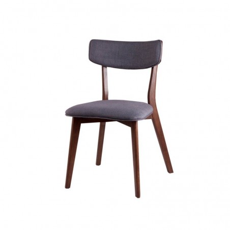 Silla Comedor Tapizada Color Natural Modelo Anais - Varios Colores Tejido