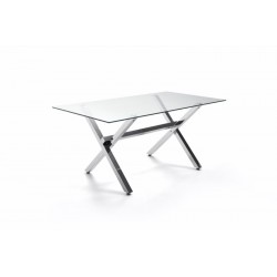 Mesa Comedor Acero Cromado Modelo Max - Varias Medidas