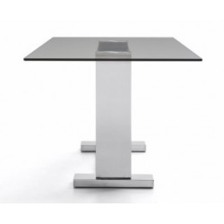 Mesa Comedor Estructura Cromada Modelo Kubic 200x100