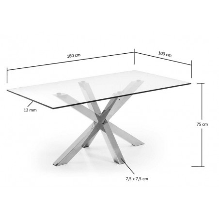 Mesa Florida Acero Inoxidable