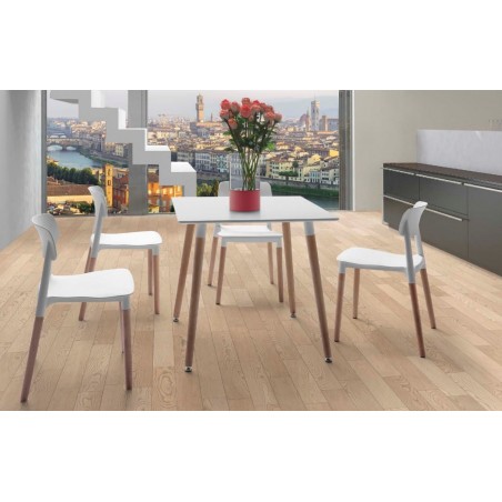 Mesa Comedor Estilo Nórdico Modelo Évoque - Varias Medidas