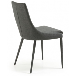SILLA COMEDOR DANT TELA GRIS OSCURO
