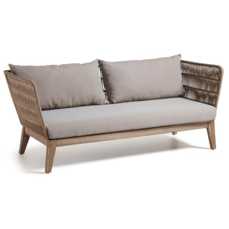 SOFÁ BELLANO 3 PLAZAS EUCALIPTO PATINA BLANCA CUERDA BEIGE