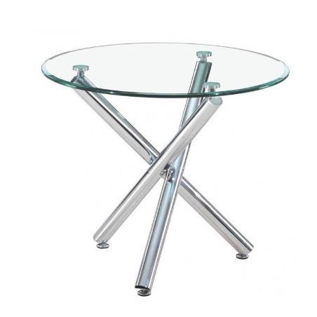 MESA DESIREE CRISTAL 90 CM