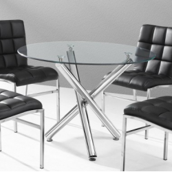 MESA DESIREE CRISTAL 90 CM
