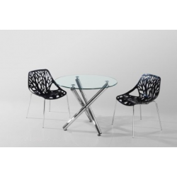 MESA DESIREE CRISTAL 90 CM