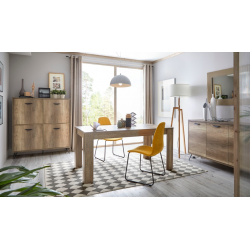 Mesa Comedor Kansas Madera 160x90x76
