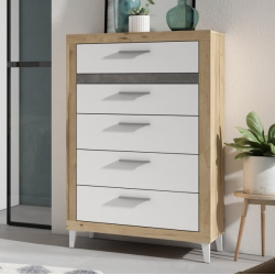 SET 2 MESITAS DE NOCHE DORMITORIO LISA 50X63