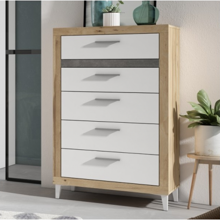 SET 2 MESITAS DE NOCHE DORMITORIO LISA 50X63