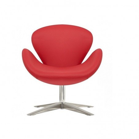 SILLÓN SW 30 SIMILPIEL ROJA