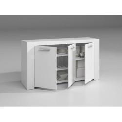 BUFFET APARADOR 3 PUERTAS URBAN BLANCO BRILLO