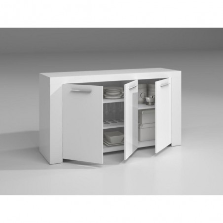 BUFFET APARADOR 3 PUERTAS URBAN BLANCO BRILLO
