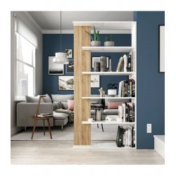 ESTANTERÍA ALIDA PLUS ROBLE CANADIAN BLANCO BRILLO