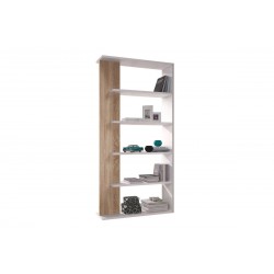 ESTANTERÍA ALIDA PLUS ROBLE CANADIAN BLANCO BRILLO